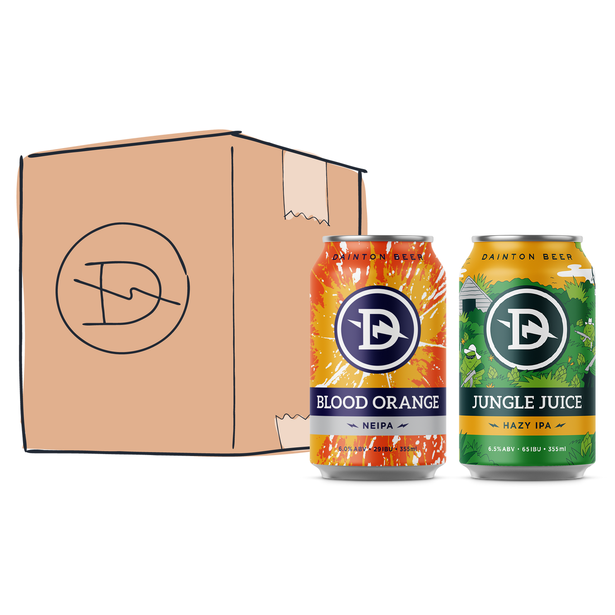 'Juice Box' Mixed Pack Dainton Beer