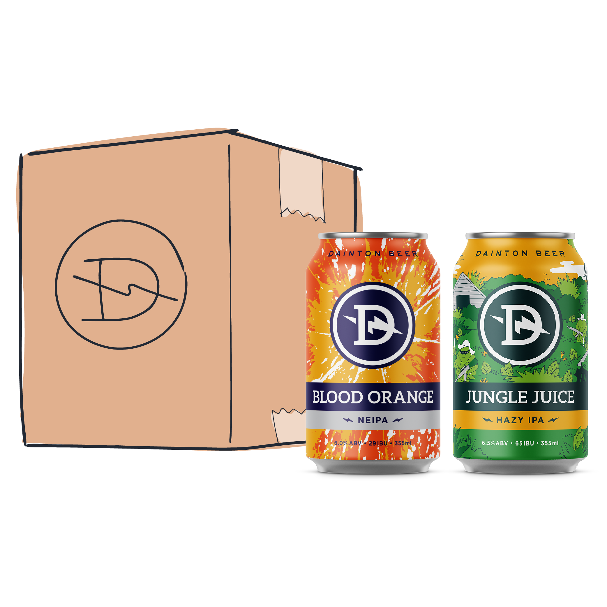 Juice Box Repack 'Juice Box' Mixed Pack – Dainton Beer